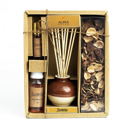 Diwali Gift Box for Colleagues with Reed Diffuser and Ferrero Rocher