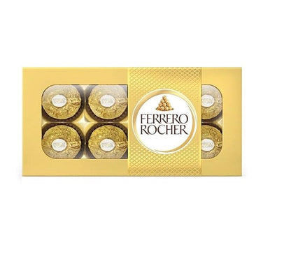 Diwali Gift Hamper with 8 Ferrero Rocher, Millet Baklawa and Lotus Diya