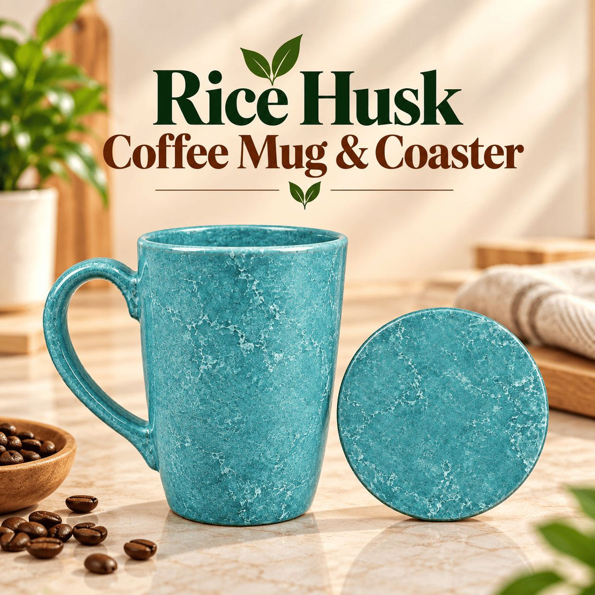 Diwali Gift Hamper with Fragrance Set, Coffee and Rice Husk Mug