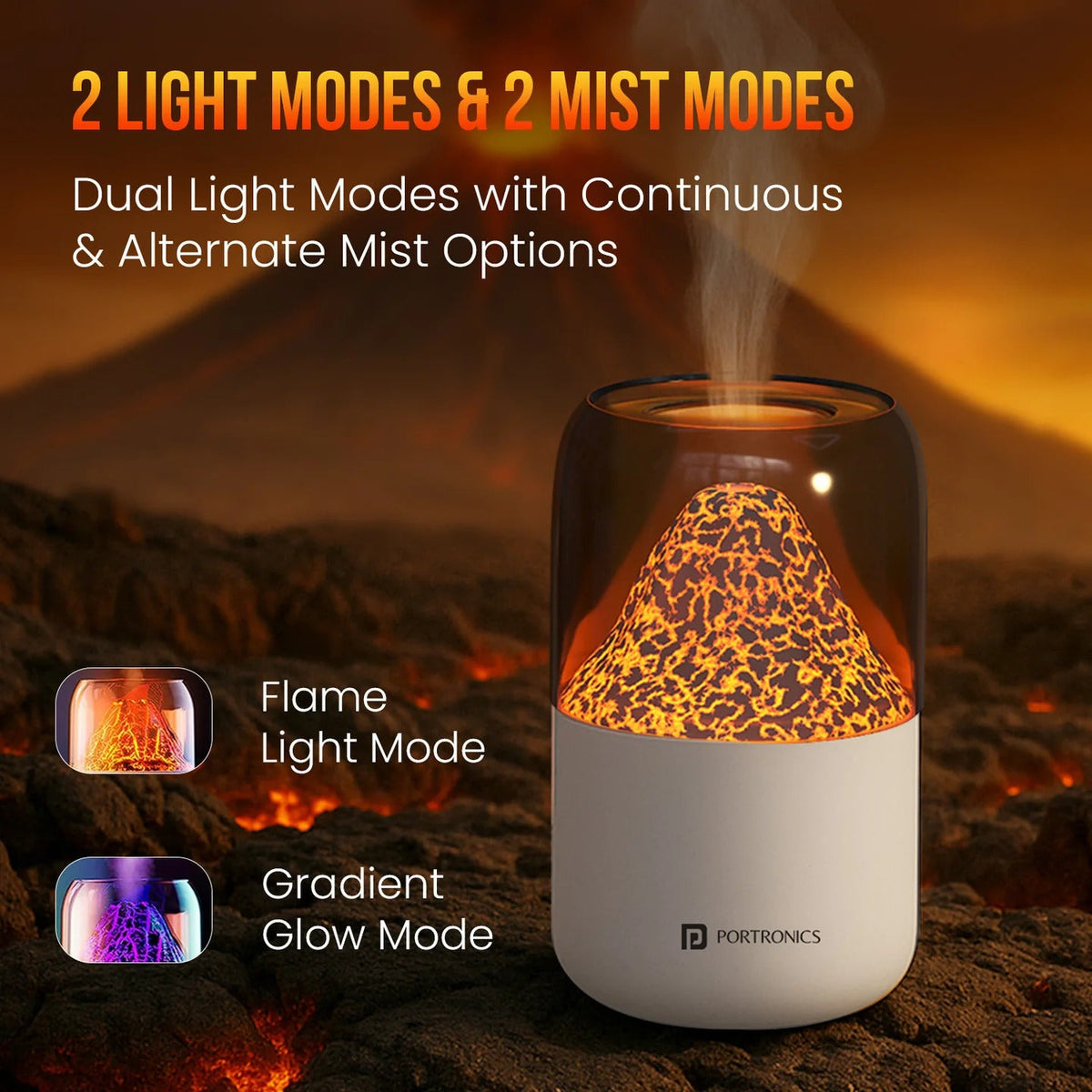 Diwali Gift Hamper with Portronics Magma Humidifier and Ferrero Rocher