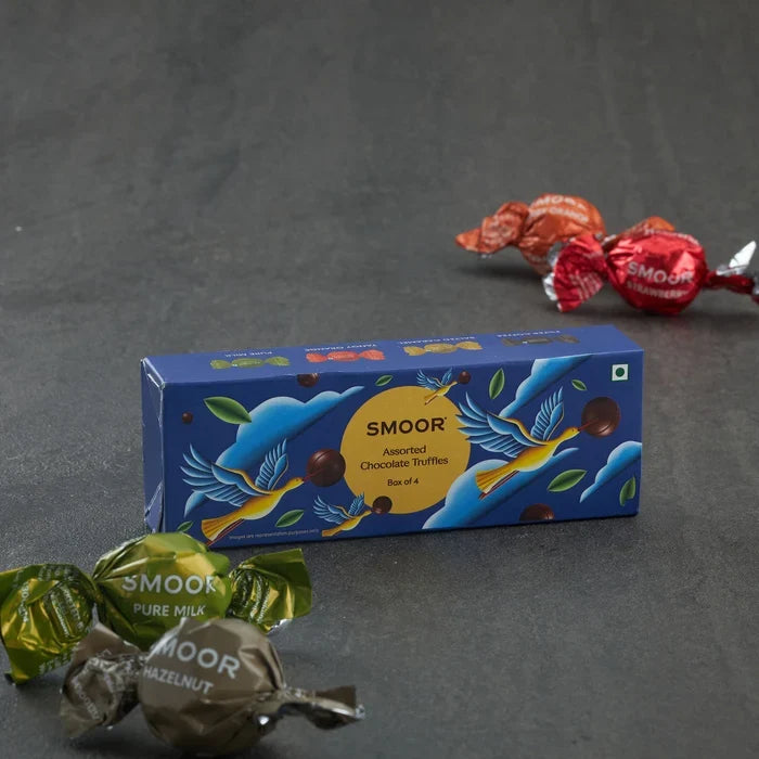 Diwali Gift Set with Bluetooth Speaker Clock, Smoor Truffles and Lotus Diya
