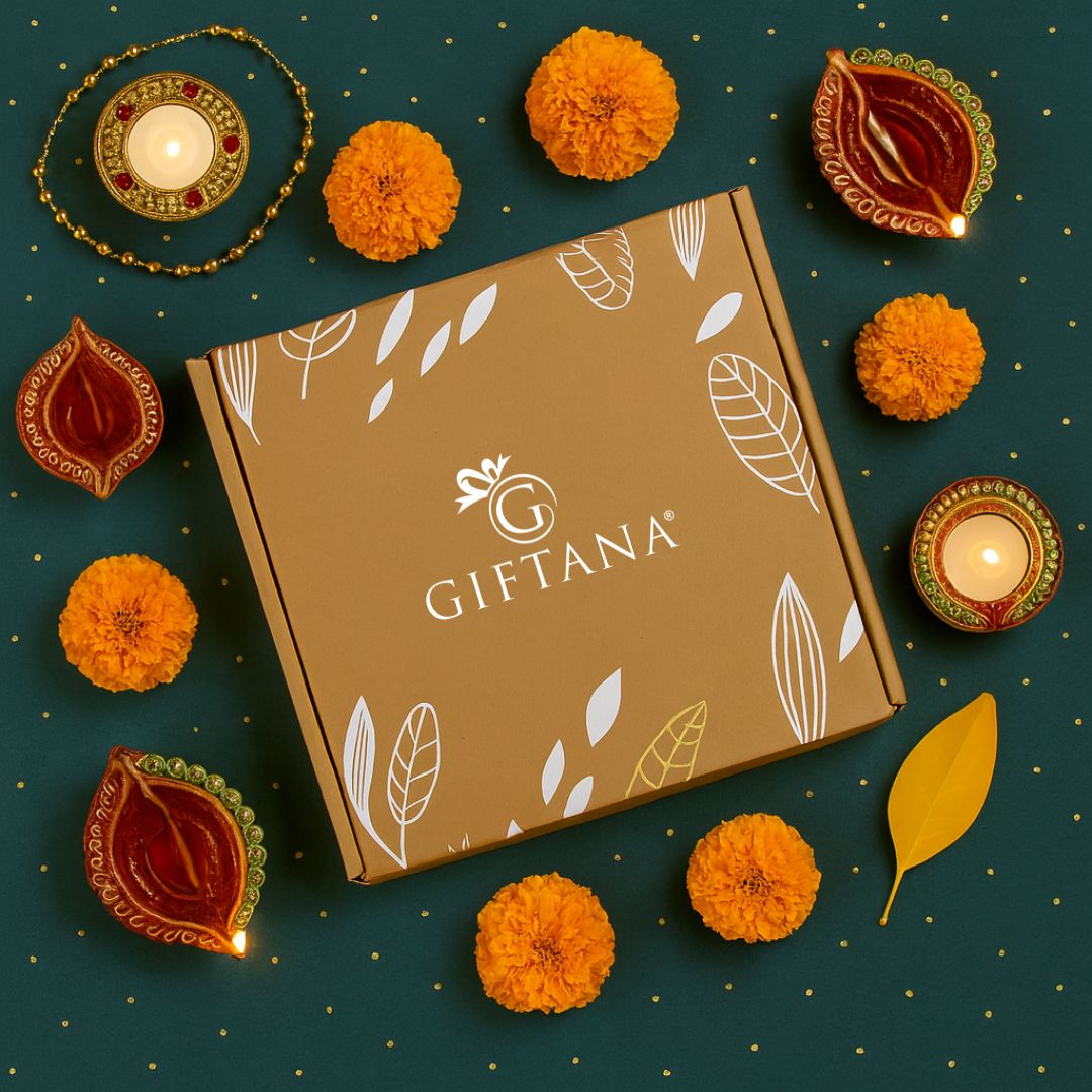 Eco Diwali Gift Combo with Wooden Bottle, 2 Bamboo Mugs, Loyka Chocolates