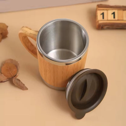 Eco Diwali Gift Combo with Wooden Bottle, 2 Bamboo Mugs, Loyka Chocolates