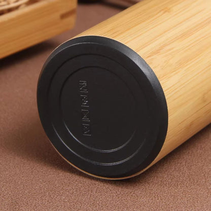 Eco Diwali Gift Combo with Wooden Bottle, 2 Bamboo Mugs, Loyka Chocolates