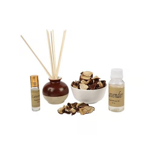 Eco Friendly Diwali Gift Box with Reed Diffuser, Bamboo Mug and Bottle