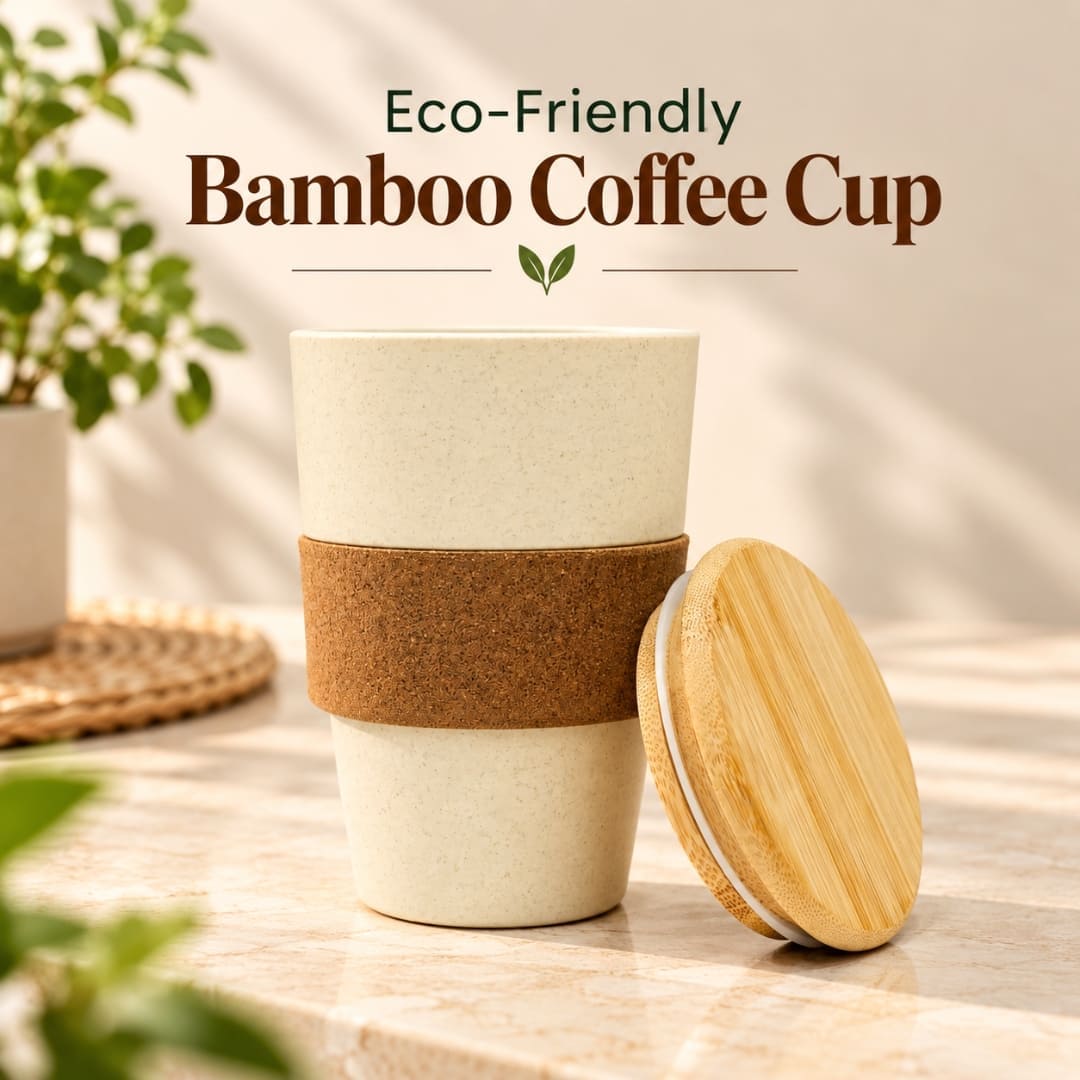 Eco-Friendly Diwali Gift Set with 450ml Eco Cup and Mixed Dry Fruits