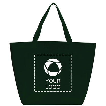 Lightweight 80g Non-Woven Grocery Tote, 13 x 12 x 8.5 in