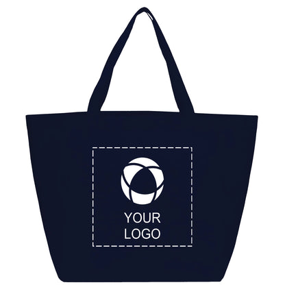 Non-Woven Promotional Tote Bag in 3 Sizes, Up to 13 x 19.5 in, Navy