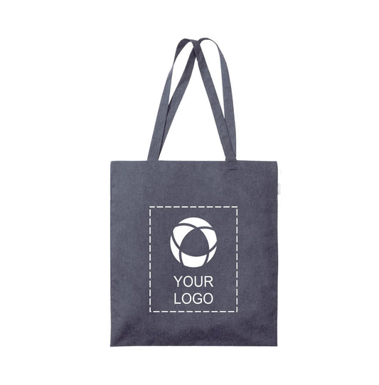 Machine Washable Recycled Cotton Canvas Tote, 5 oz, 16.5 x 15 in