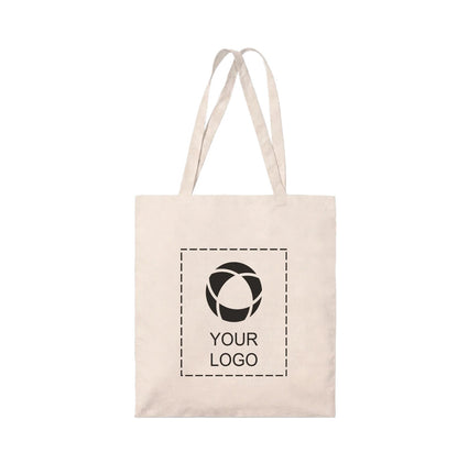 Machine Washable Recycled Cotton Canvas Tote, 5 oz, 16.5 x 15 in