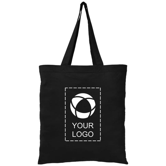 Wholesale 100% Cotton Tote Bag with Long Handles, 16.5 x 15 in