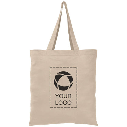 Wholesale 100% Cotton Tote Bag with Long Handles, 16.5 x 15 in