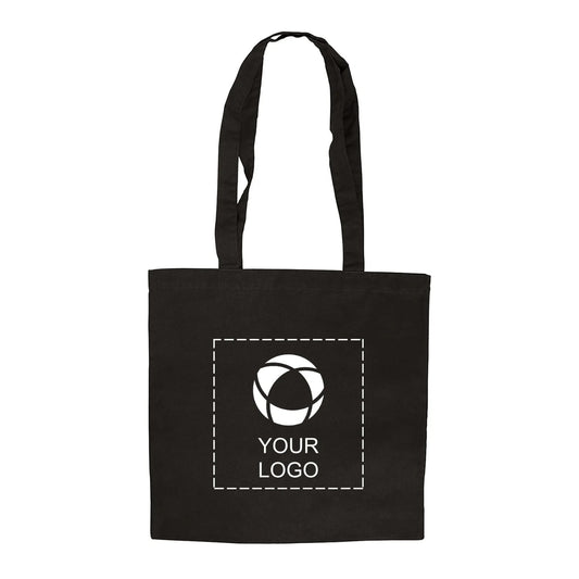 Lightweight 4 oz Cotton Canvas Tote Bag with Drop Handles, 15 in Wide