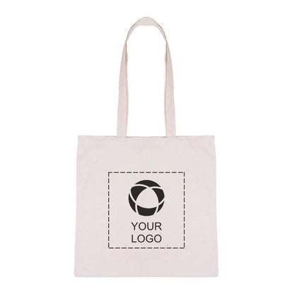 Lightweight 4 oz Cotton Canvas Tote Bag with Drop Handles, 15 in Wide