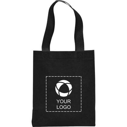 Mini 80 GSM Non-Woven Polypropylene Tote Bag, 10.5 x 9 x 4.5 in