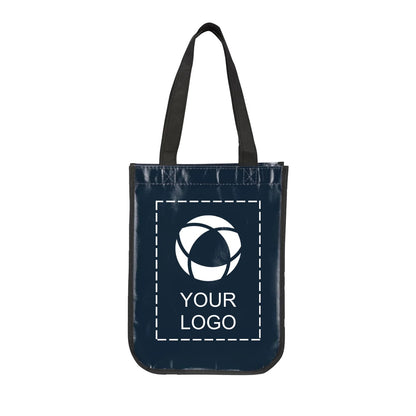 Gloss Laminated Non-Woven Gift Tote Bag, Water-Resistant, 12 x 9 in