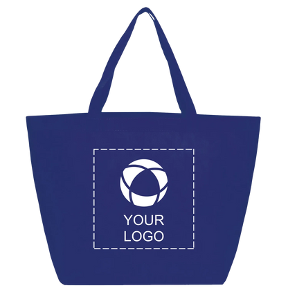 Lightweight 80g Non-Woven Grocery Tote, 13 x 12 x 8.5 in