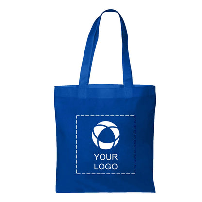 Non-Woven Tote Bag with Reinforced 22 in Handles, 14.5 x 13.5 in