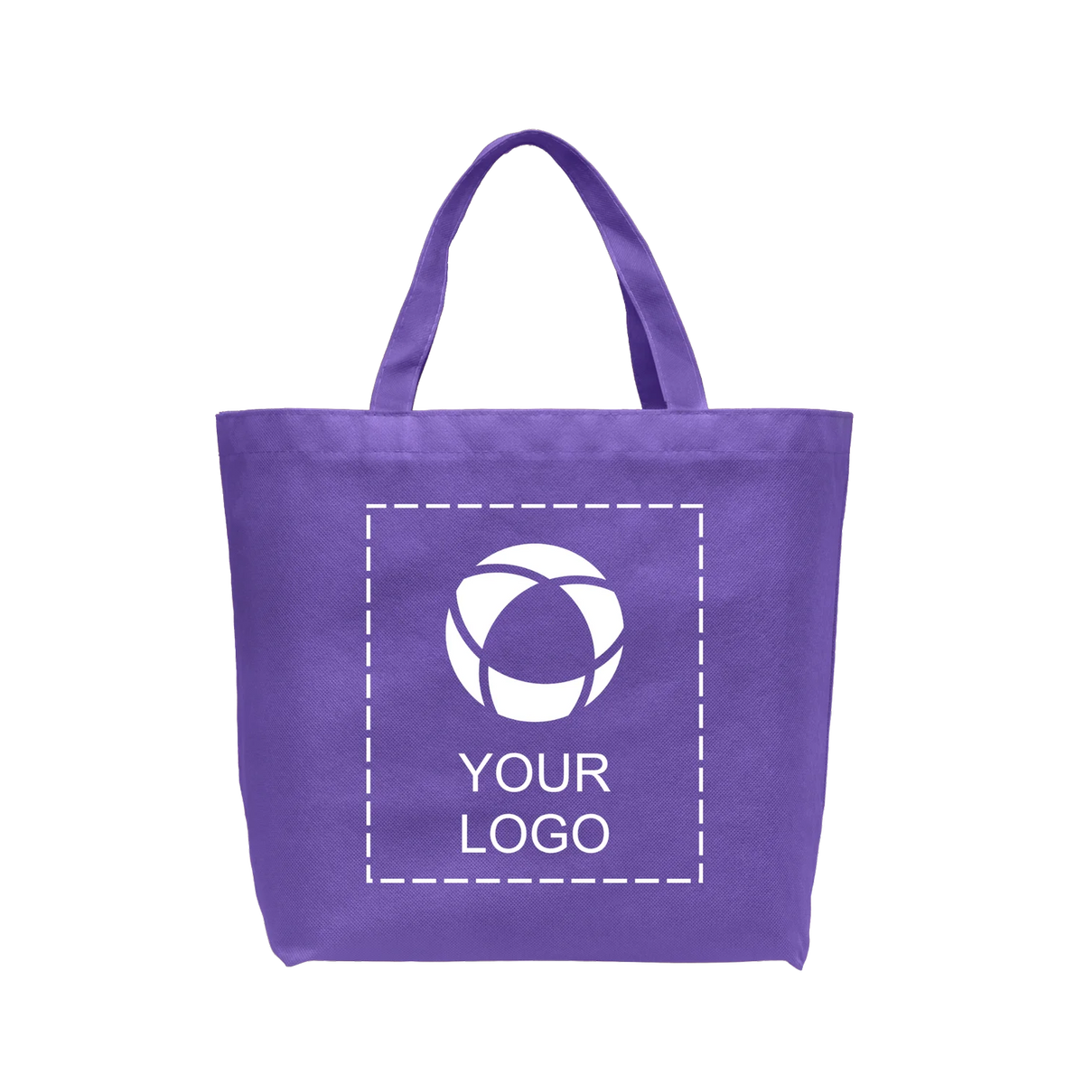 Non-Woven Water Resistant Shopping Tote with Gusset, 13 x 19.5 in