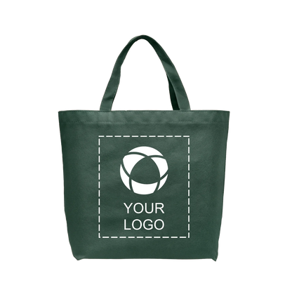Non-Woven Water Resistant Shopping Tote with Gusset, 13 x 19.5 in