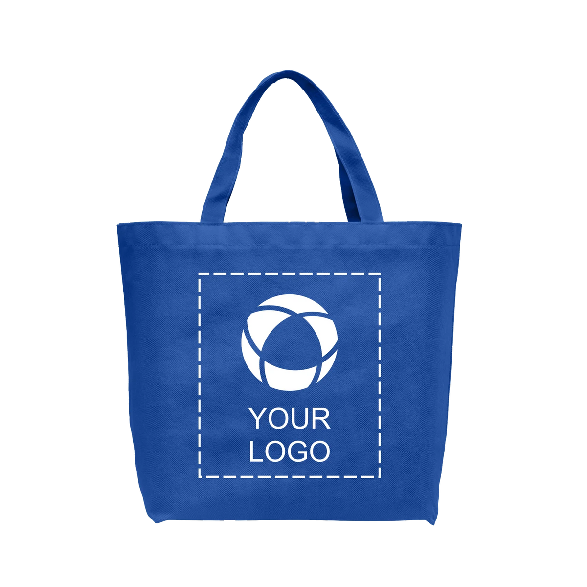 Non-Woven Water Resistant Shopping Tote with Gusset, 13 x 19.5 in