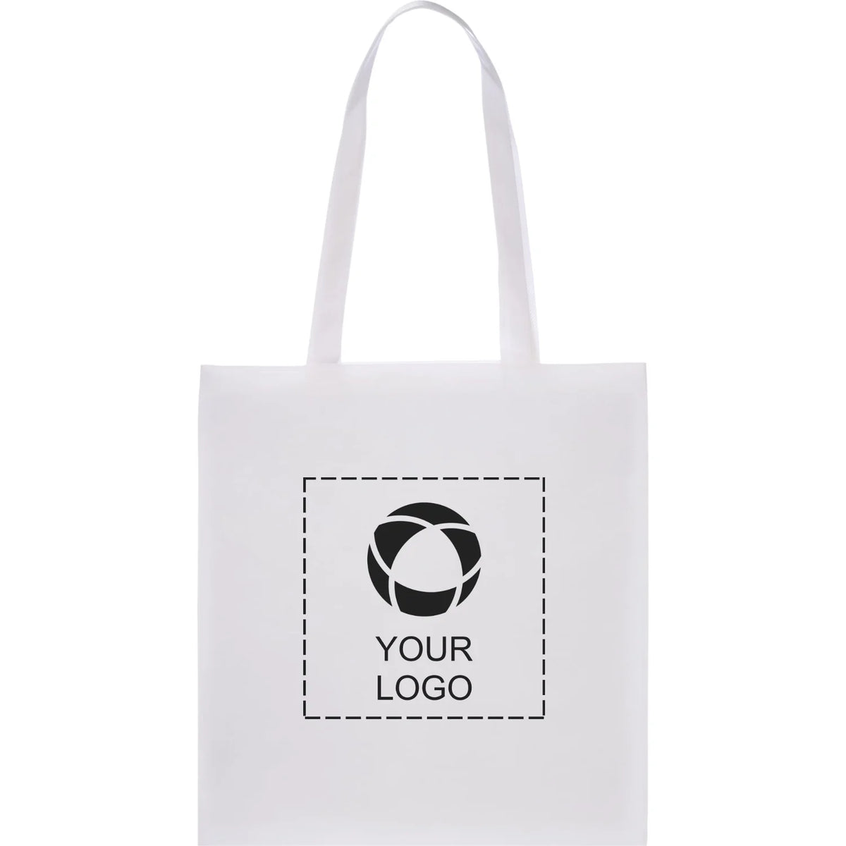 80g Non-Woven Polypropylene Promo Tote Bag, 15.75 x 15 in