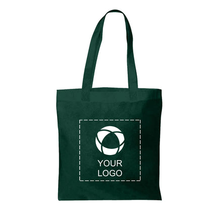 Non-Woven Tote Bag with Reinforced 22 in Handles, 14.5 x 13.5 in