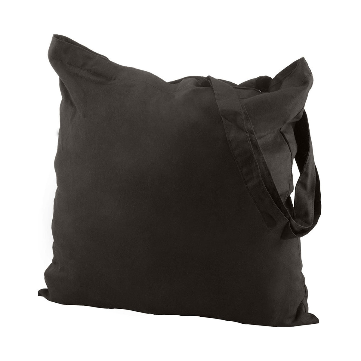 Lightweight 4 oz Cotton Canvas Tote Bag with Drop Handles, 15 in Wide