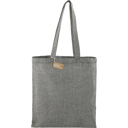 Recycled Cotton Twill Tote Bag for Bulk Logo Orders, 16.5 x 15 in