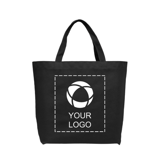 Non-Woven Water Resistant Shopping Tote with Gusset, 13 x 19.5 in