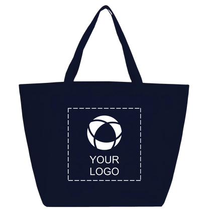 Lightweight 80g Non-Woven Grocery Tote, 13 x 12 x 8.5 in