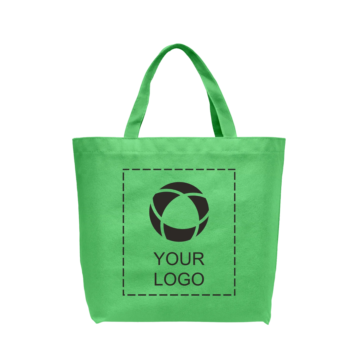 Non-Woven Water Resistant Shopping Tote with Gusset, 13 x 19.5 in