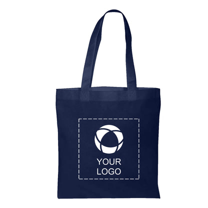 Non-Woven Tote Bag with Reinforced 22 in Handles, 14.5 x 13.5 in