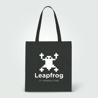 Coated Non-Woven Tote Bag with 22 in Handles, 13.75 x 13.1 in