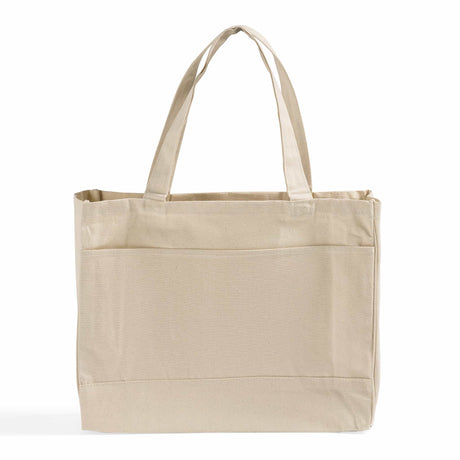 Fancy Tote Bags Canvas with Inside Zipper Pocket Optima
