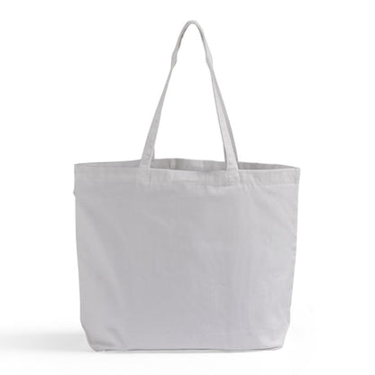 Large 100% Polyester Canvas Sublimation Tote Bags White - SB219 Optima