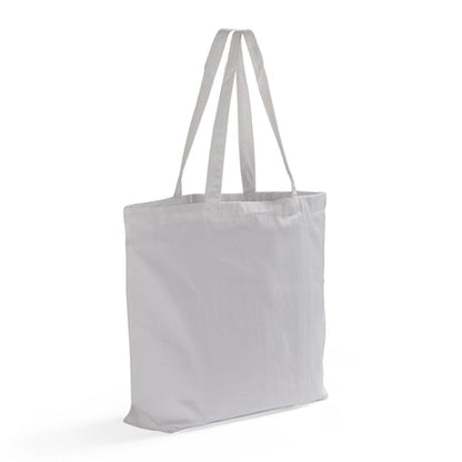 Large 100% Polyester Canvas Sublimation Tote Bags White - SB219 Optima