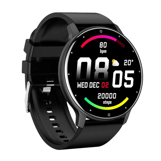 OPTIMA Pulse Smart Watch 1.3",120+ Sports Modes, 240*240 PX High Res with SpO2, Heart Rate Monitoring & IP67 Rating Optima