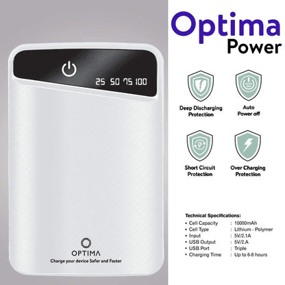 Optima PowerCore 10000 Portable Charger, One of The Smallest and Lightest 10000mAh Power Bank, Ultra-Compact Battery Pack, High-Speed Charging Technology Phone Charger optima-bags