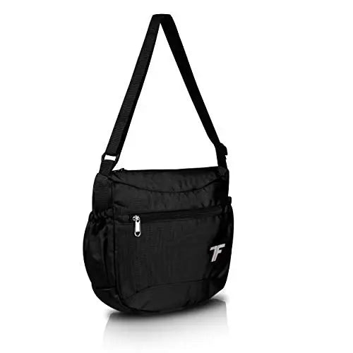 Fashion Track Black  Sling Bag for Men & Women optima-bags