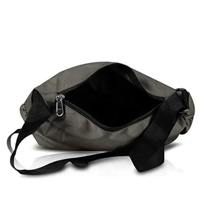 Fashion Track Grey Polyester sling bag optima-bags