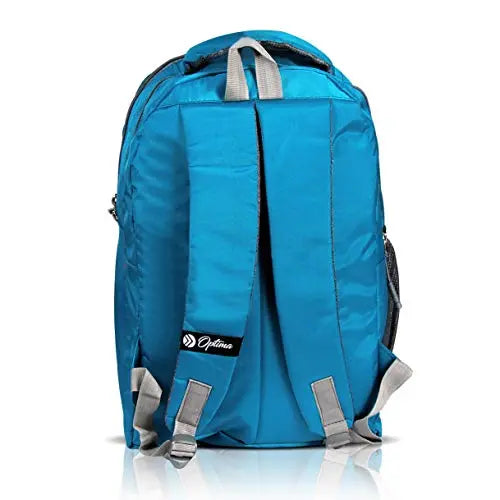 Optima Water Resistant Polyester Fits 13 Inch Laptop and Notebook Blue Backpack optima-bags