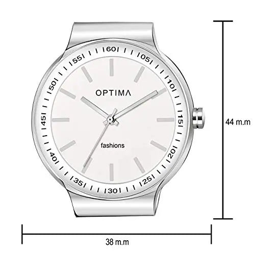 Optima Watch Men's Water Resistant Analogue Quartz Watch(yellow) Analogue Quartz Watch