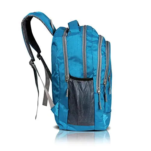 Optima Water Resistant Polyester Fits 13 Inch Laptop and Notebook Blue Backpack optima-bags