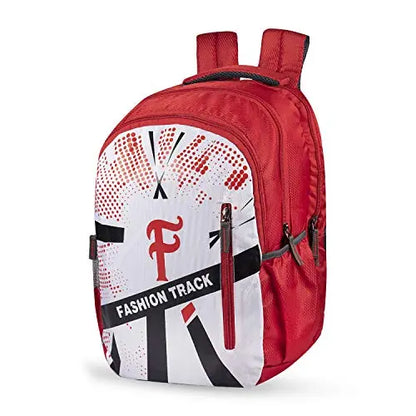 Fashion Track Polyester 15.6-inch  Backpack OPTIMA (red) optima-bags