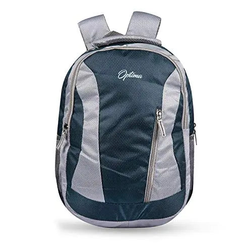 OPTIMA Unisex Polyester School Bags Waterproof Hiking Backpack Cool Sports  Backpack Laptop Rucksack School Backpack (Blue) (Green) - Optima Inc