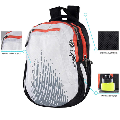 Belieze Series Backpack ( OPT-N-003 _ White) optima-bags